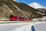 Lokomotiva: ABe 4/16 3120 | Vlak: RE 1354 ( St.Moritz - Landquart ) | Msto a datum: Zernez 09.02.2022